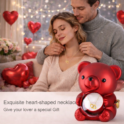 [LIMITED EDITION] Rotating Eternal Rose With Necklace