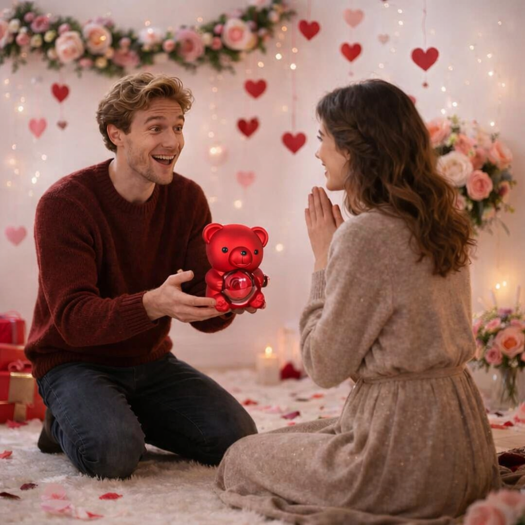 [LIMITED EDITION] Rotating Eternal Rose With Necklace