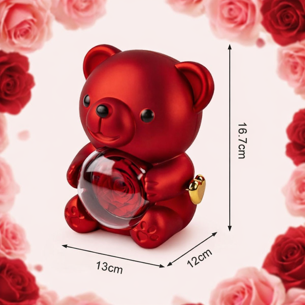 [LIMITED EDITION] Rotating Eternal Rose With Necklace